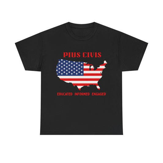 USA Pius Civis - Unisex Heavy Cotton Tee