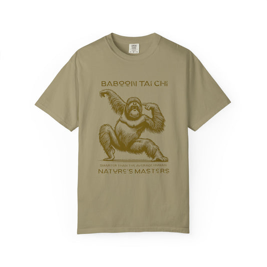 Baboon Tai Chi T-Shirt — Nature’s Masters Graphic Tee