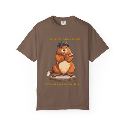Beaver Unisex Garment-Dyed T-shirt