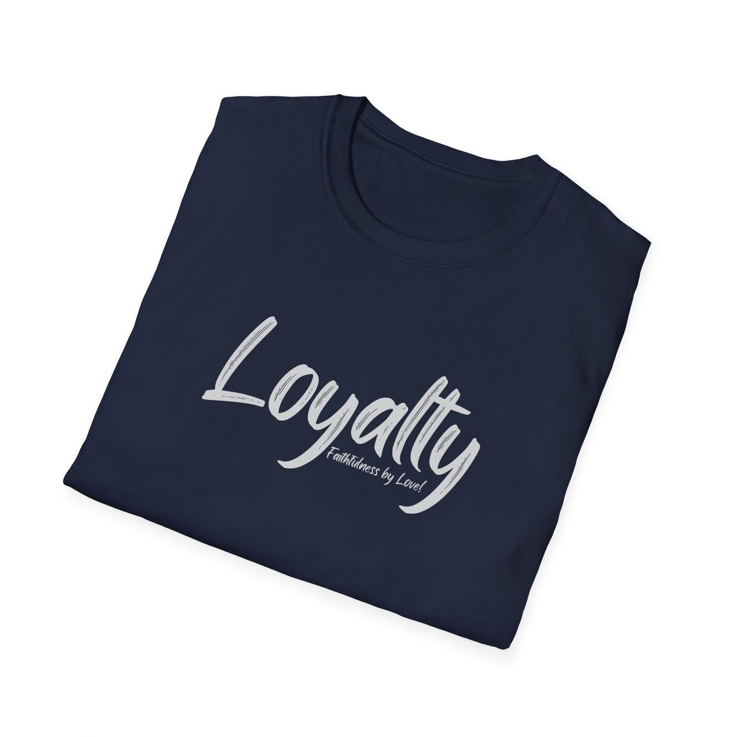 Loyalty Script T-Shirt — Casual Minimalist Graphic Tee