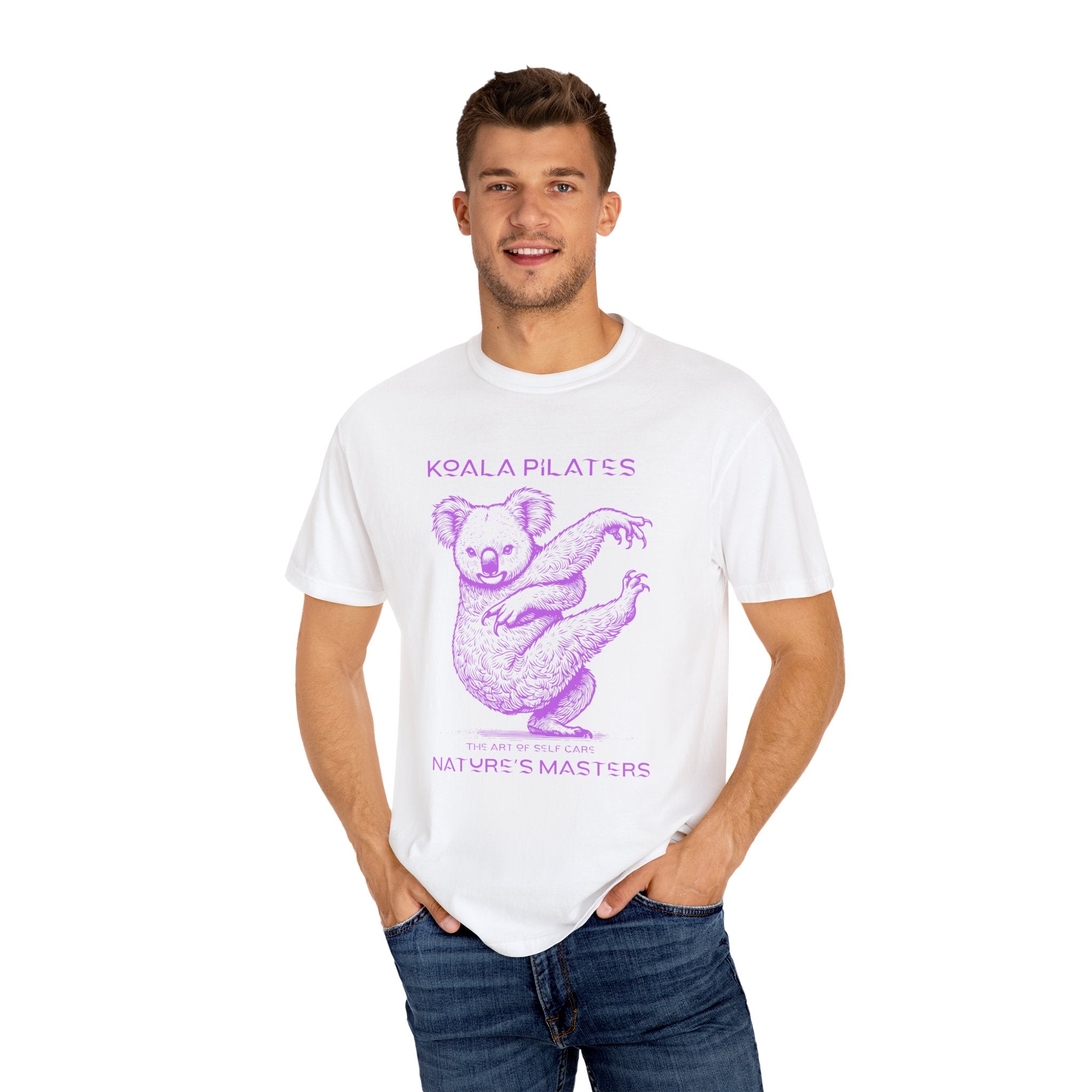 Koala Pilates Tee — 'Koala Pilates: Nature's Masters' Graphic T-Shirt