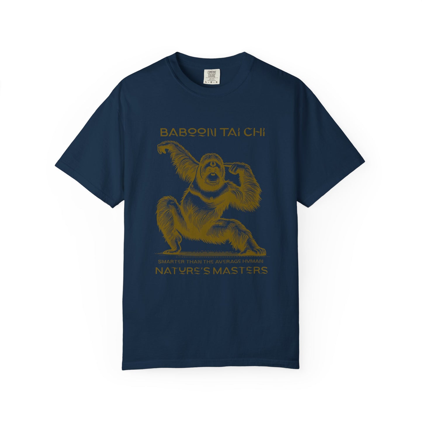 Baboon Tai Chi T-Shirt — Nature’s Masters Graphic Tee