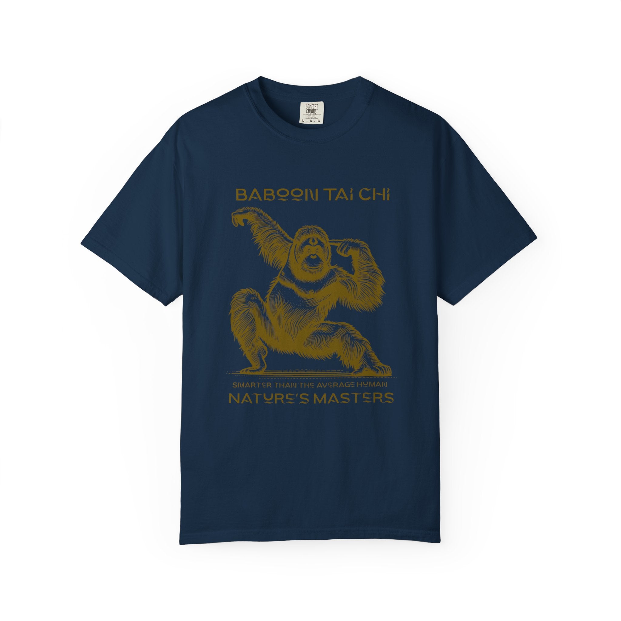 Baboon Tai Chi T-Shirt — Nature’s Masters Graphic Tee