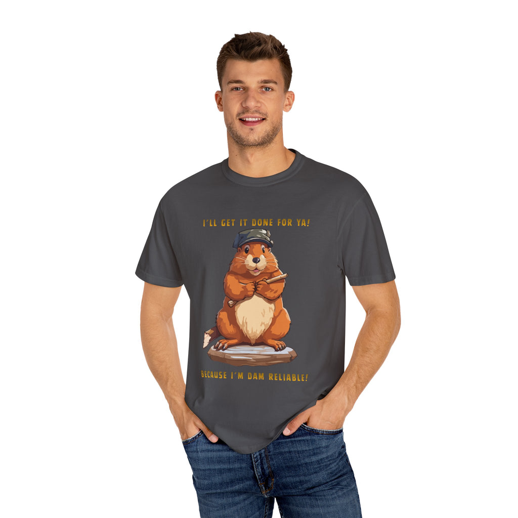 Beaver Unisex Garment-Dyed T-shirt