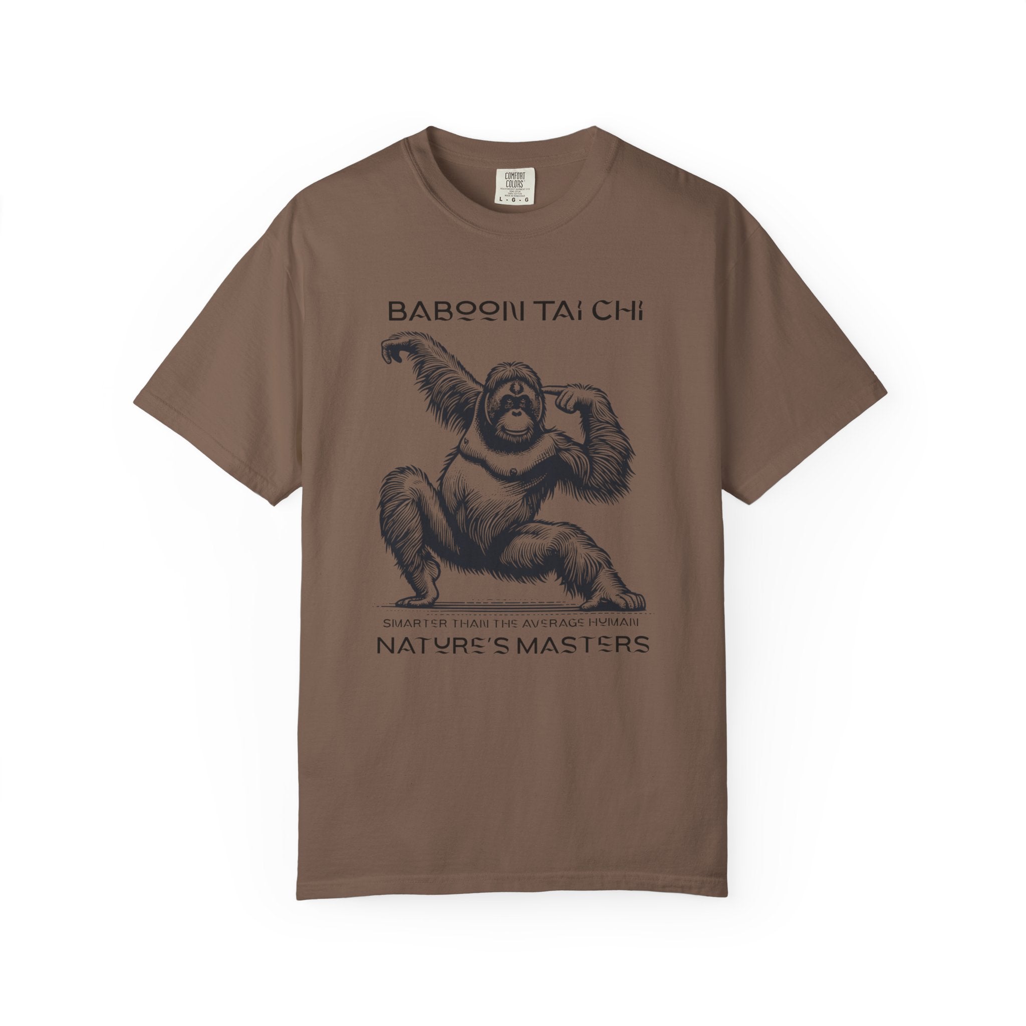 Baboon Tai Chi T-Shirt — Nature’s Masters Graphic Tee