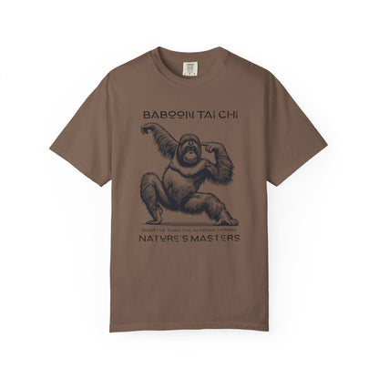 Baboon Tai Chi T-Shirt — Nature’s Masters Graphic Tee