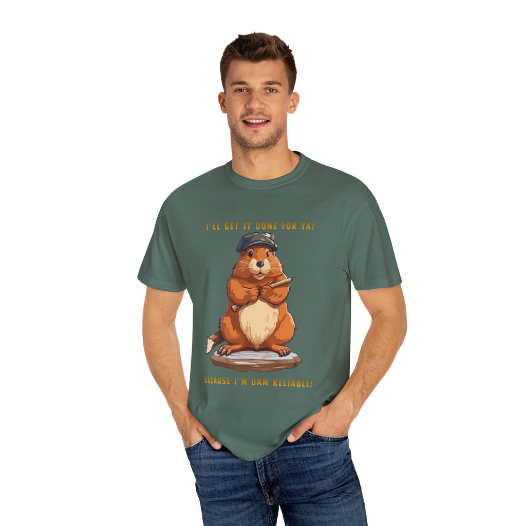 Beaver Unisex Garment-Dyed T-shirt