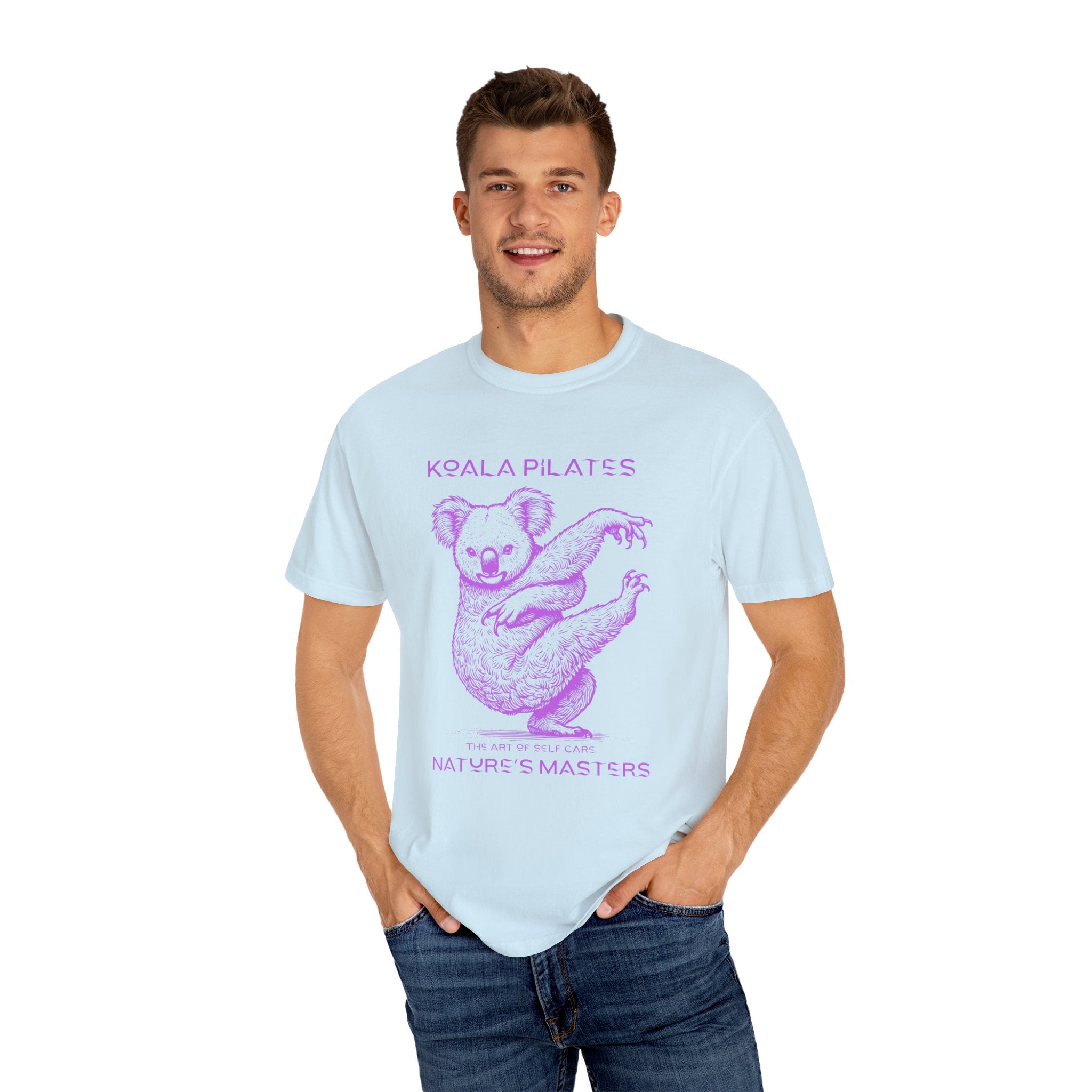 Koala Pilates Tee — 'Koala Pilates: Nature's Masters' Graphic T-Shirt