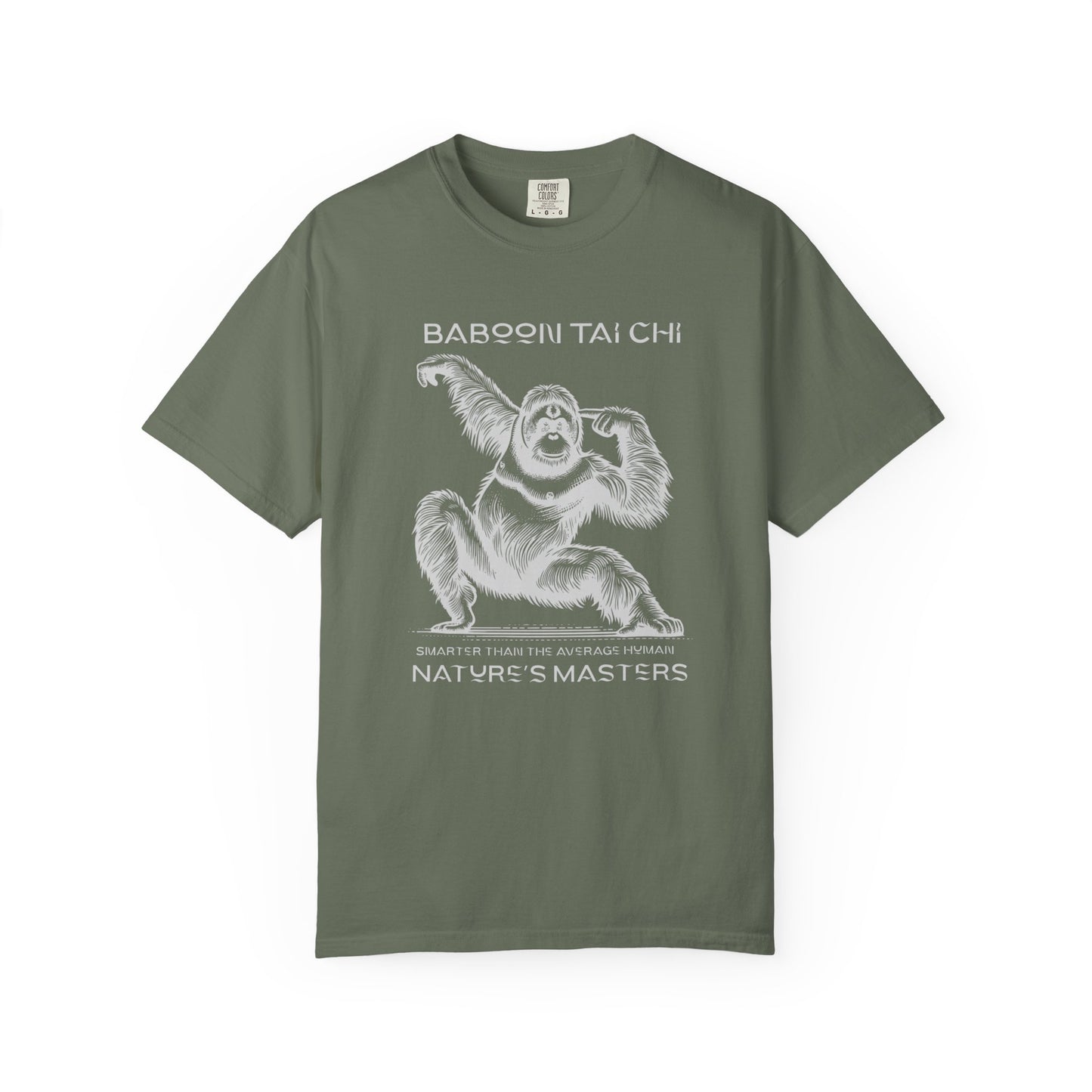Baboon Tai Chi T-Shirt — Nature’s Masters Graphic Tee