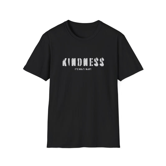 Kindness It’s Not Weak T-Shirt — Positive Message Graphic Tee