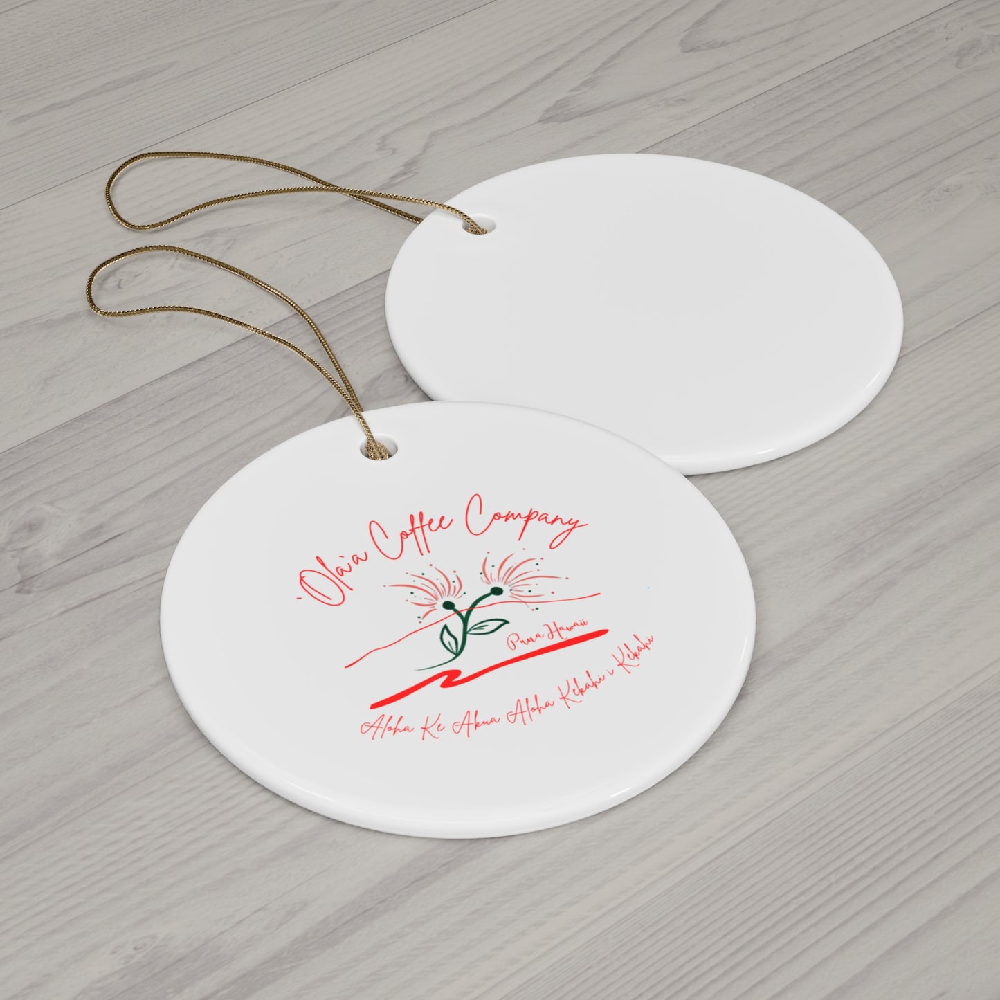 Ceramic Ornament, 4 Shapes