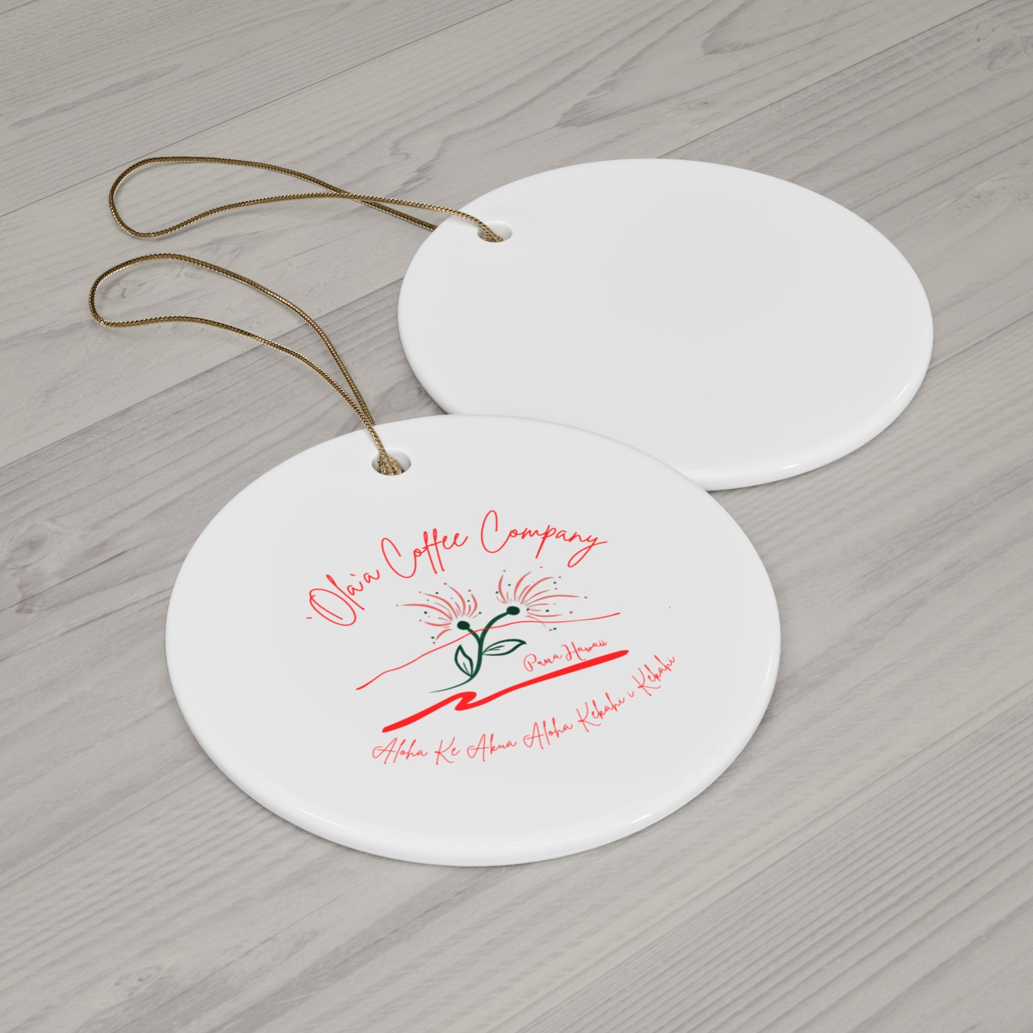 Ceramic Ornament, 4 Shapes