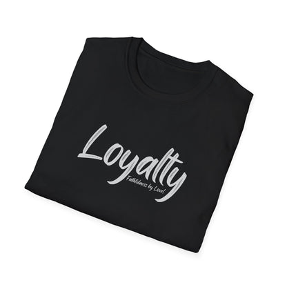 Loyalty Script T-Shirt — Casual Minimalist Graphic Tee