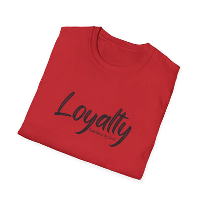 Loyalty Script T-Shirt — Casual Minimalist Graphic Tee