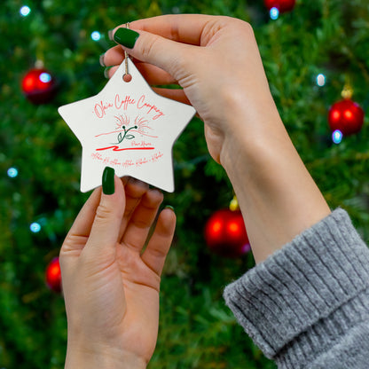Ceramic Ornament, 4 Shapes