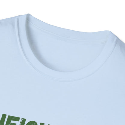 Neighbor Graphic T-Shirt — "Neighbor" Green Vintage Text Tee