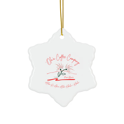 Ceramic Ornament, 4 Shapes