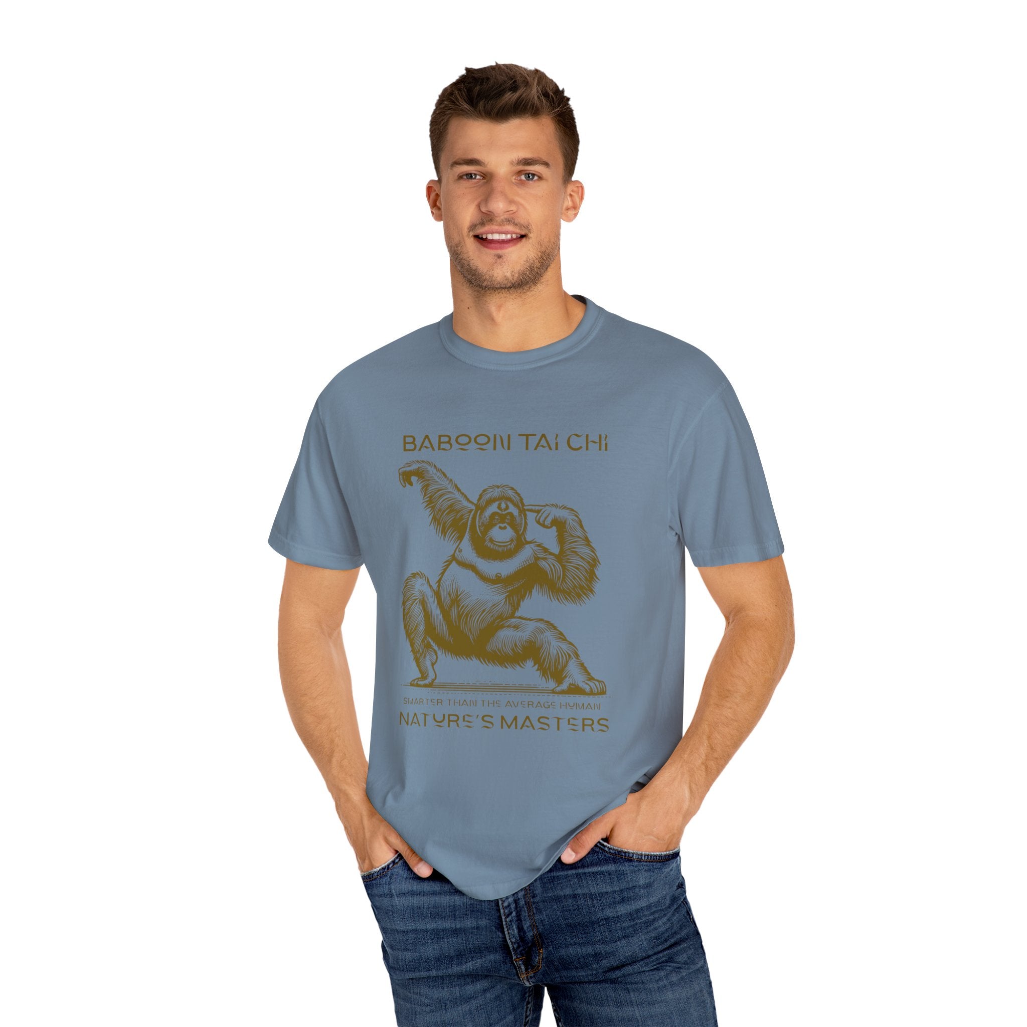 Baboon Tai Chi T-Shirt — Nature’s Masters Graphic Tee