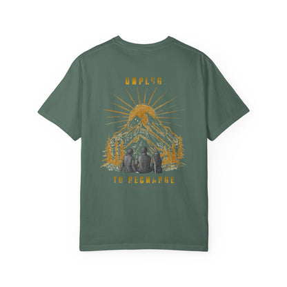 Unplug Unisex Garment-Dyed T-shirt