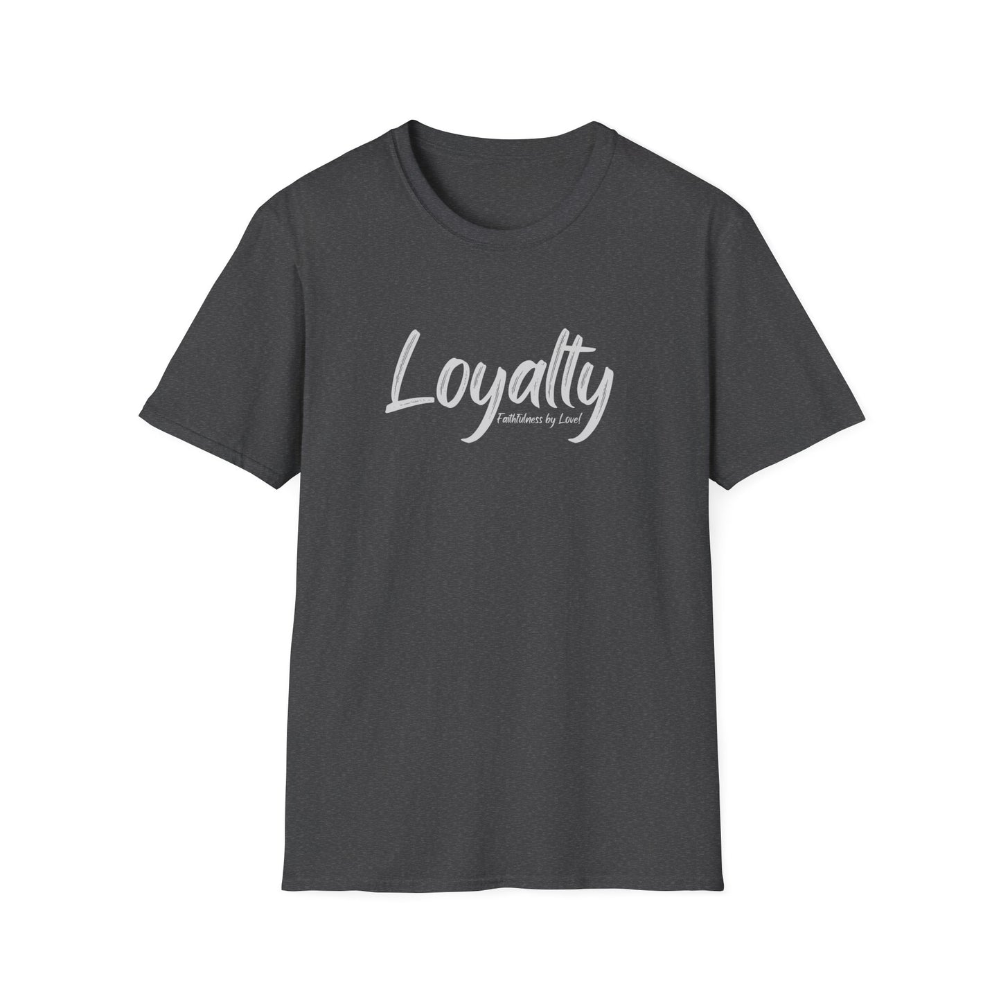 Loyalty Script T-Shirt — Casual Minimalist Graphic Tee