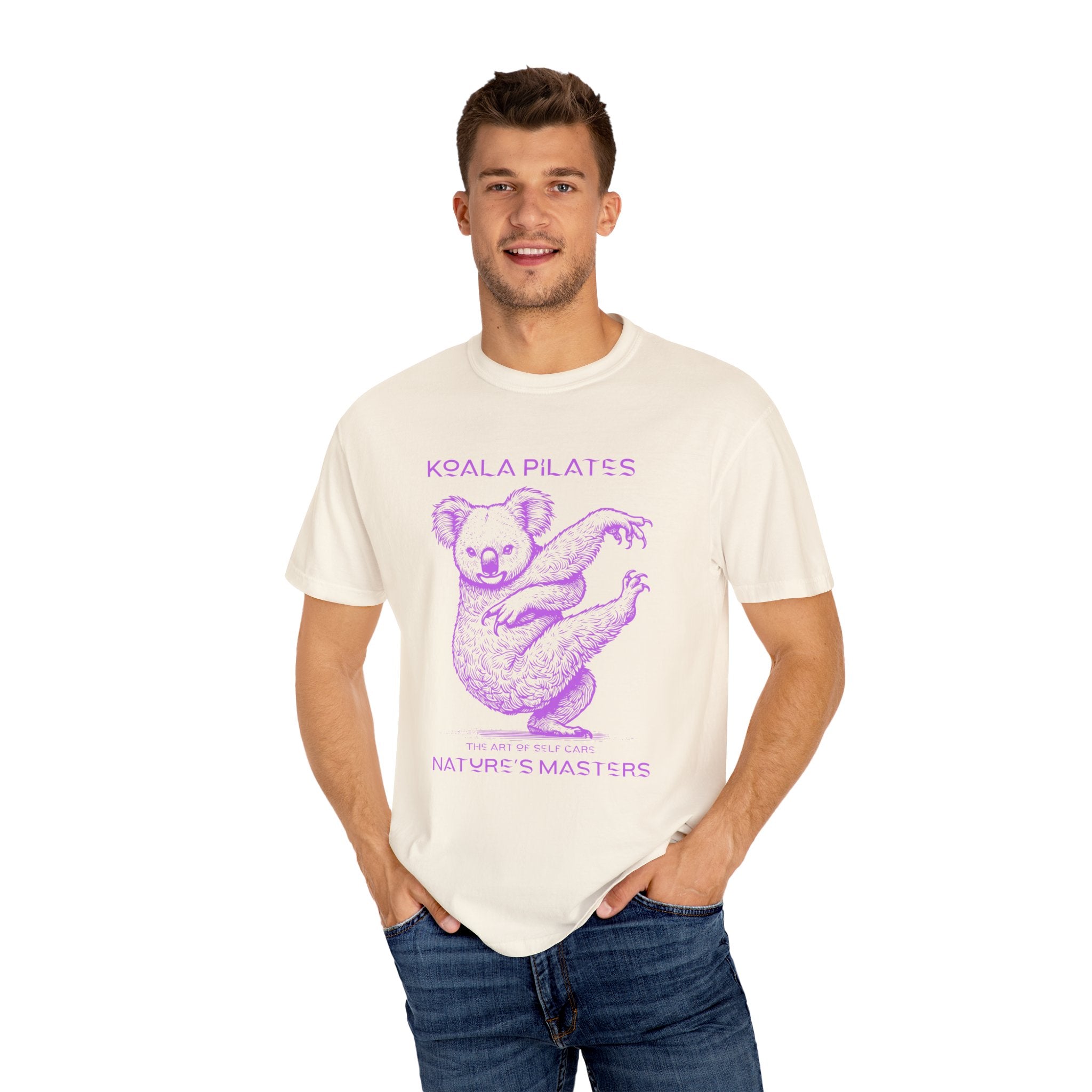 Koala Pilates Tee — 'Koala Pilates: Nature's Masters' Graphic T-Shirt