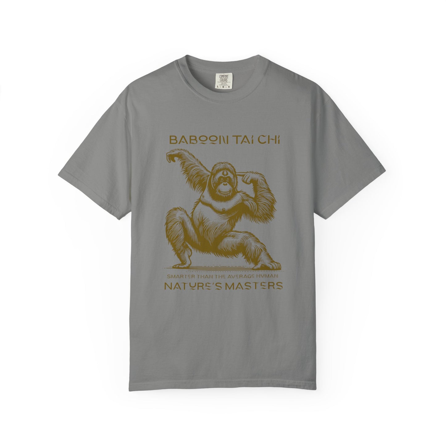 Baboon Tai Chi T-Shirt — Nature’s Masters Graphic Tee