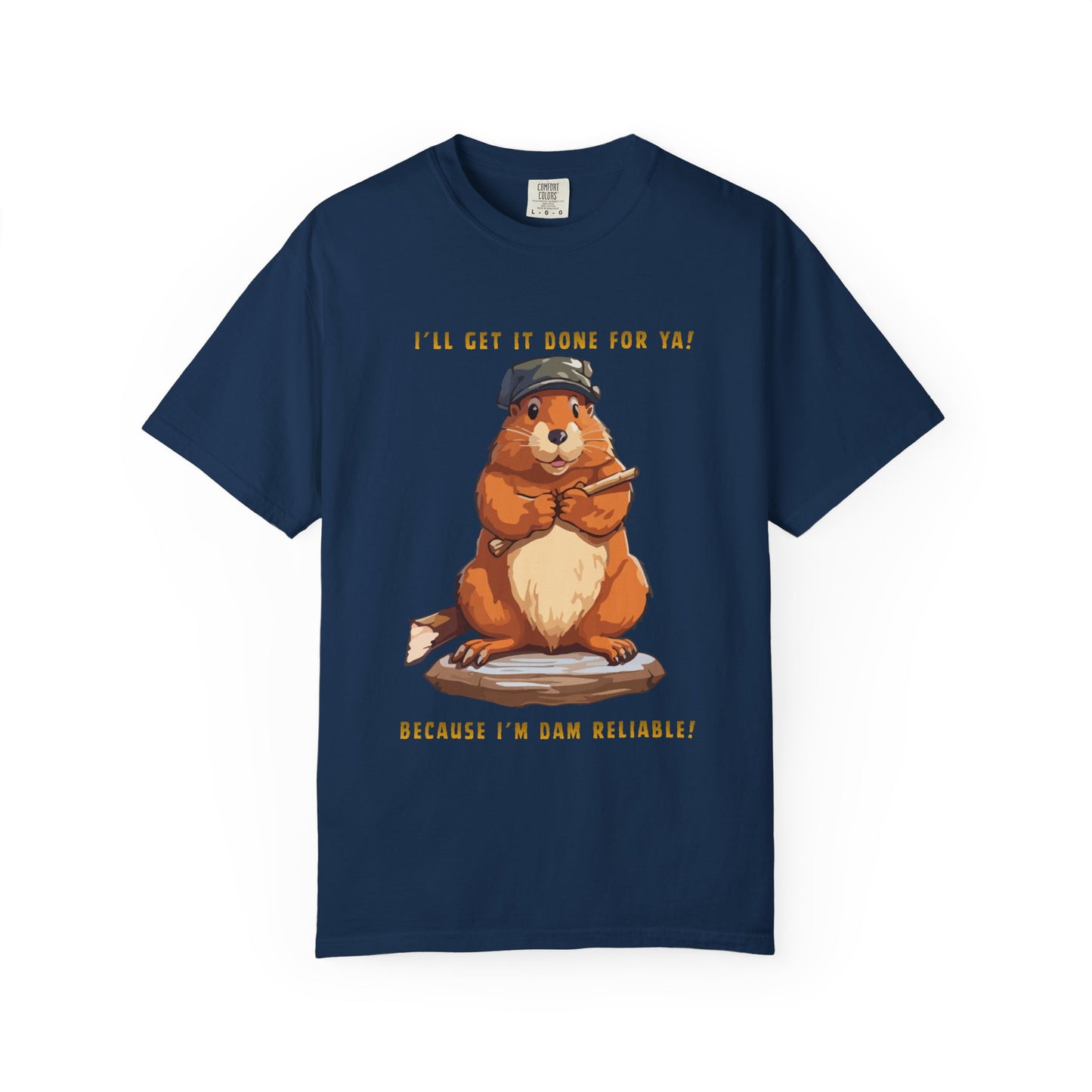 Beaver Unisex Garment-Dyed T-shirt