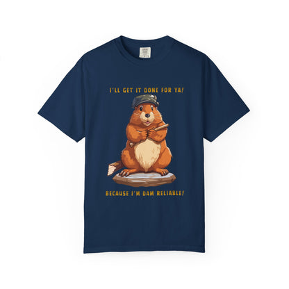 Beaver Unisex Garment-Dyed T-shirt