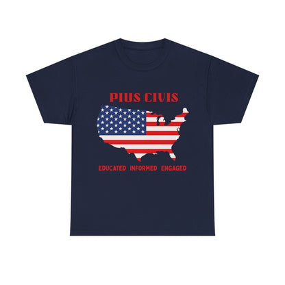 USA Pius Civis - Unisex Heavy Cotton Tee