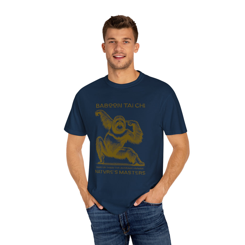 Baboon Tai Chi T-Shirt — Nature’s Masters Graphic Tee