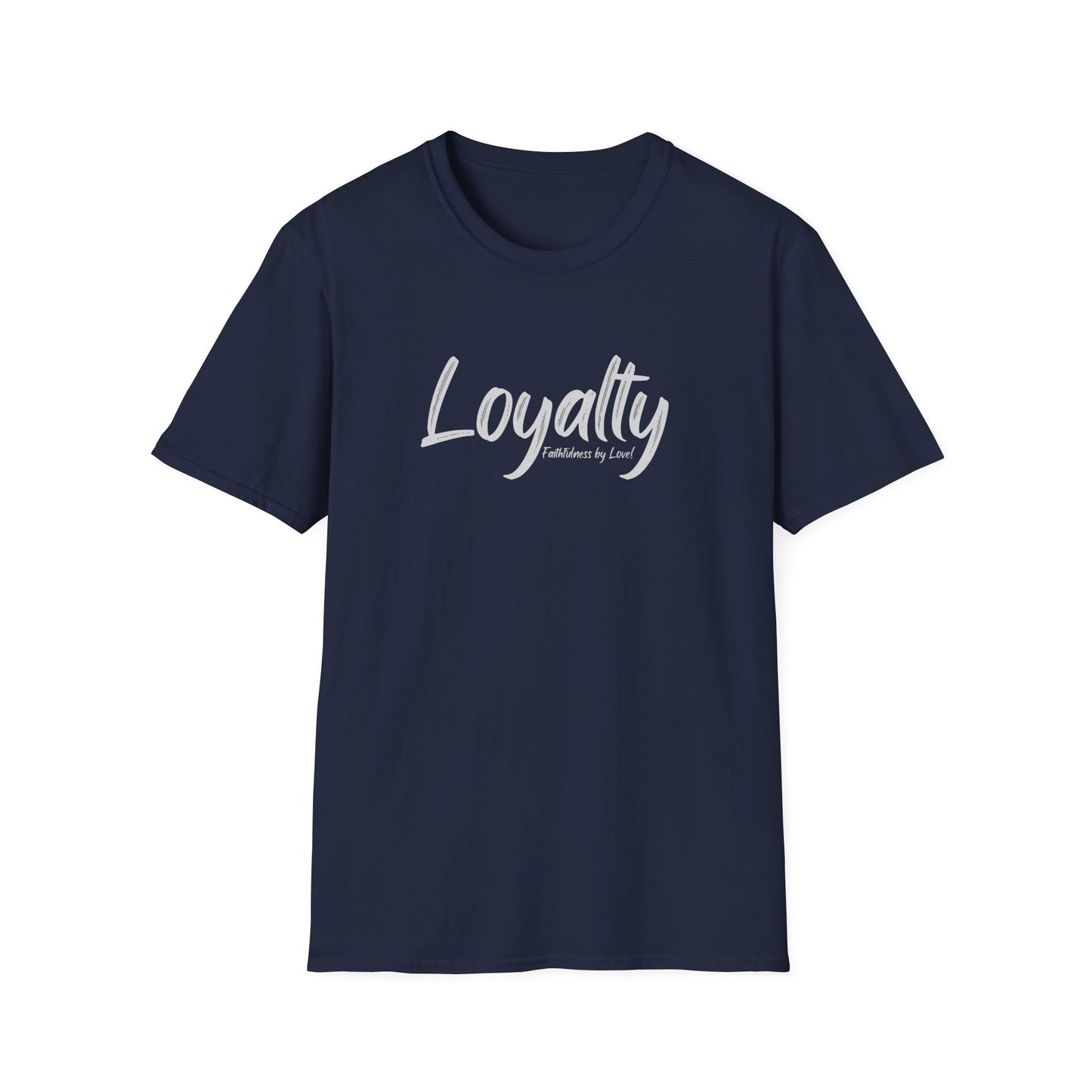 Loyalty Script T-Shirt — Casual Minimalist Graphic Tee