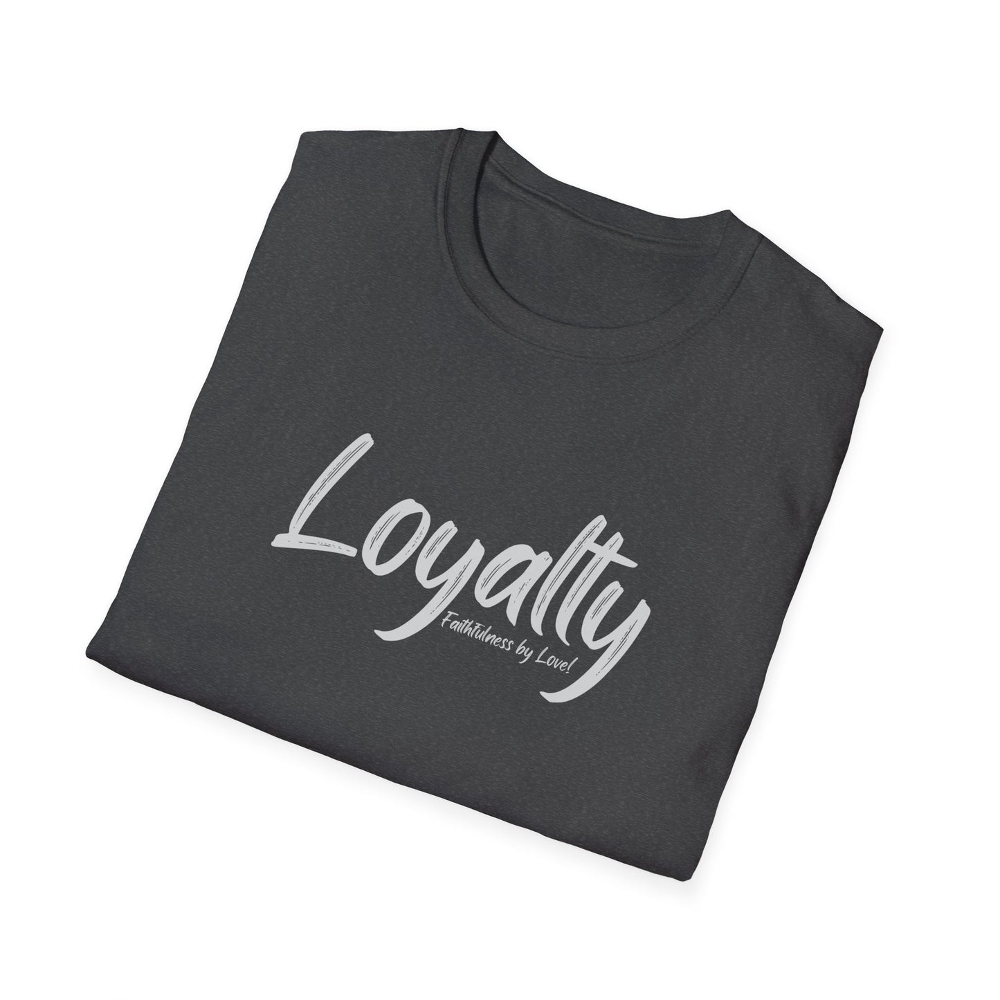 Loyalty Script T-Shirt — Casual Minimalist Graphic Tee