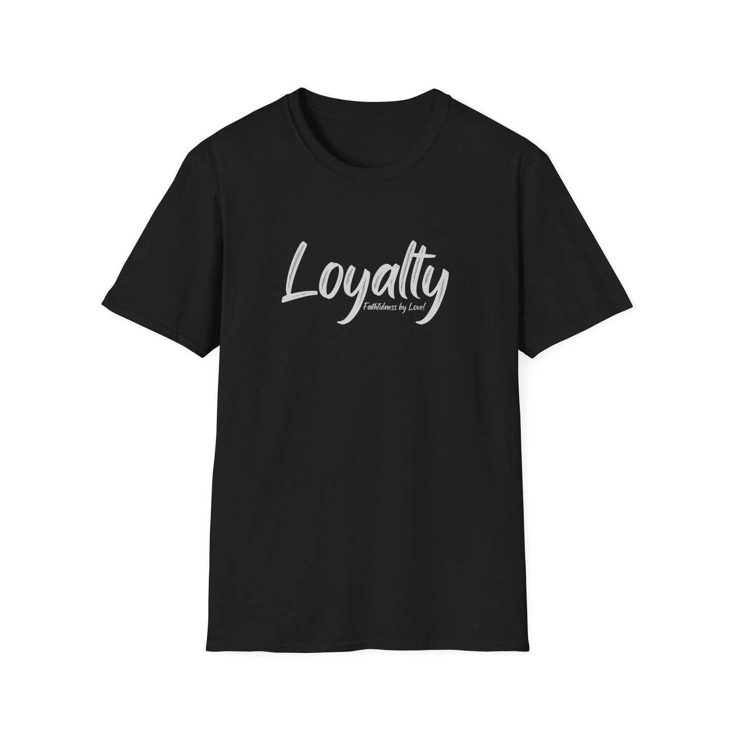 Loyalty Script T-Shirt — Casual Minimalist Graphic Tee