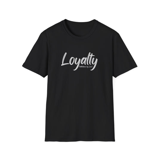 Loyalty Script T-Shirt — Casual Minimalist Graphic Tee