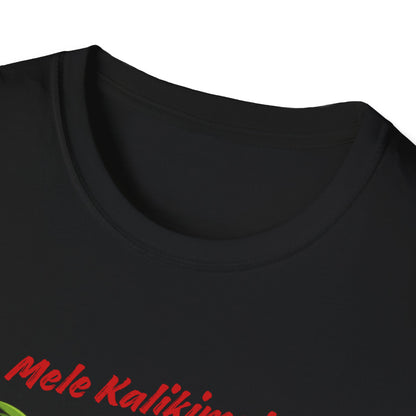T-Shirt — 'Mele Kalikimaka' Tropical Christmas Snowman Tee