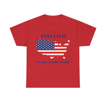 USA Pius Civis - Unisex Heavy Cotton Tee