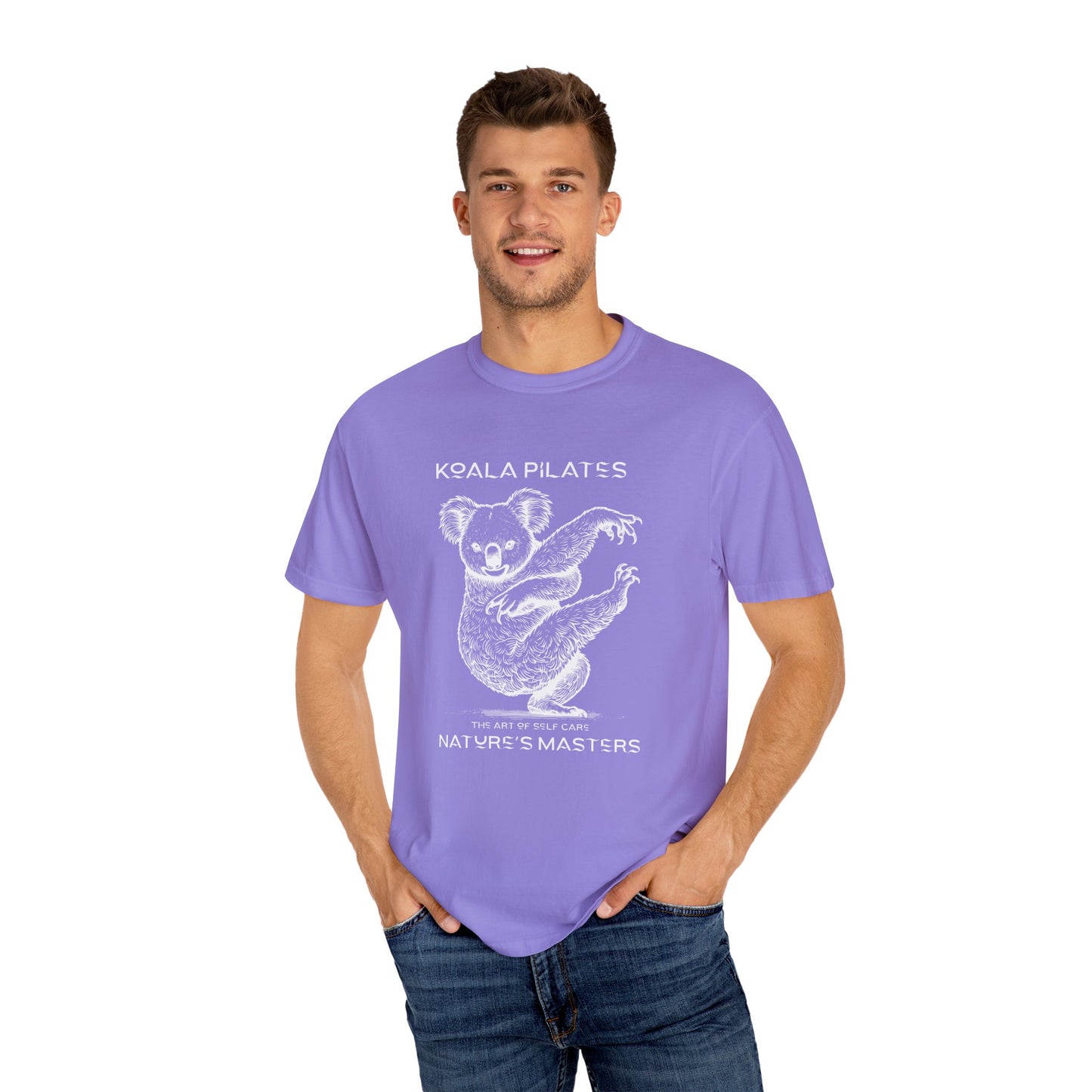 Koala Pilates Tee — 'Koala Pilates: Nature's Masters' Graphic T-Shirt