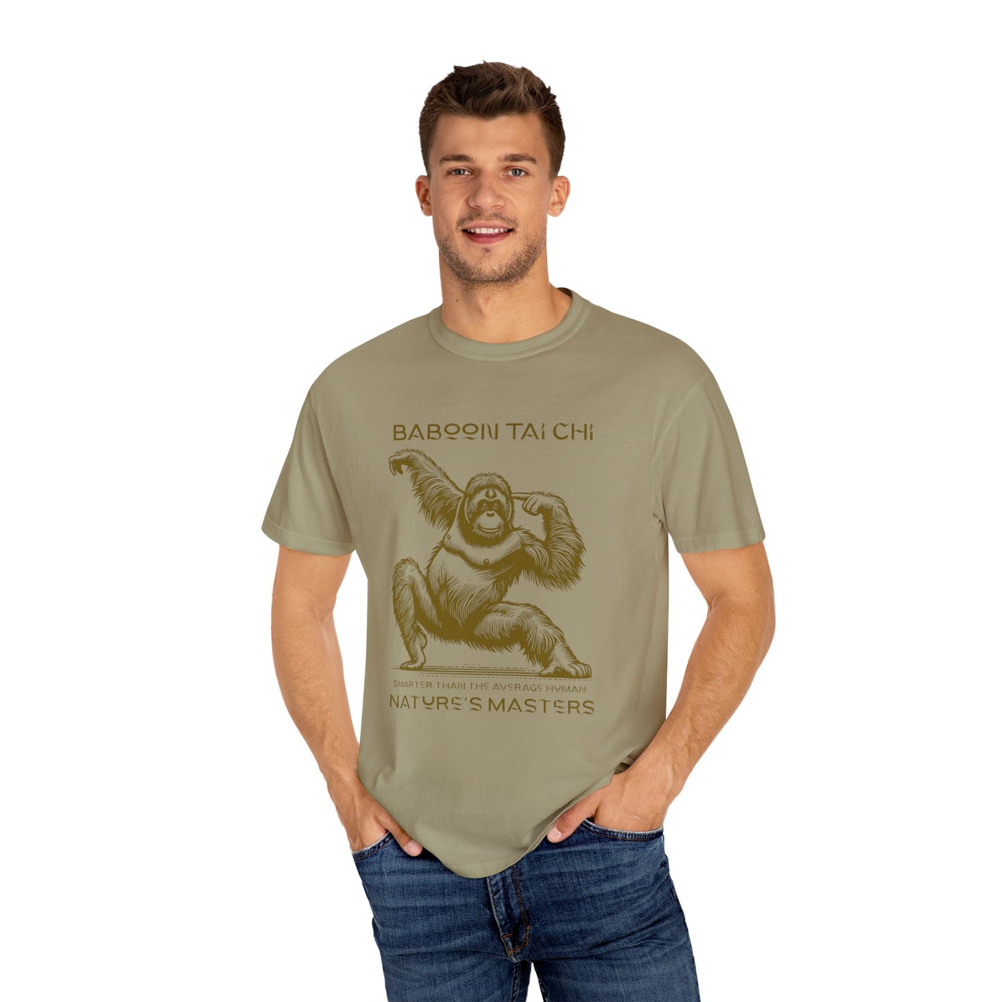 Baboon Tai Chi T-Shirt — Nature’s Masters Graphic Tee