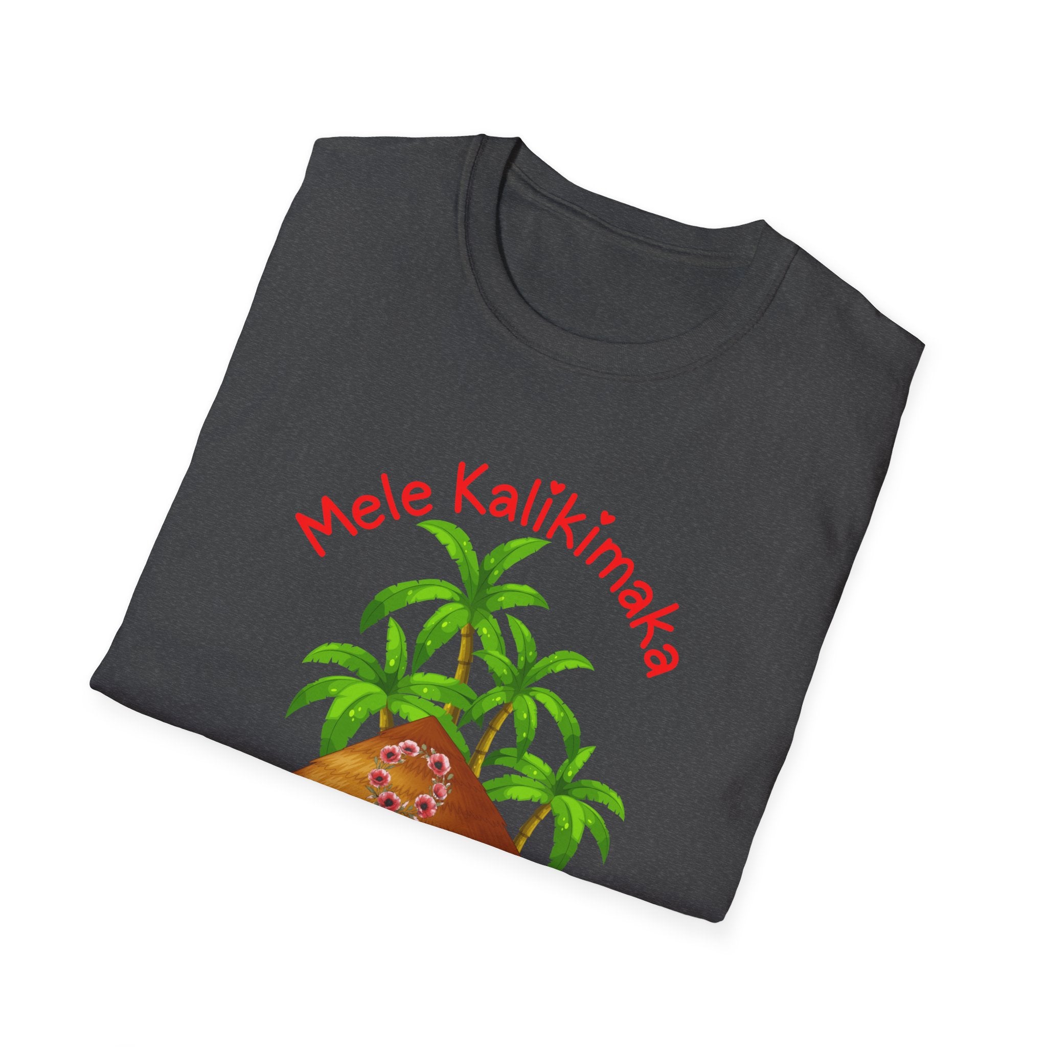 Mele Kalikimaka Island Christmas T-Shirt — Tropical Holiday Cabin Tee