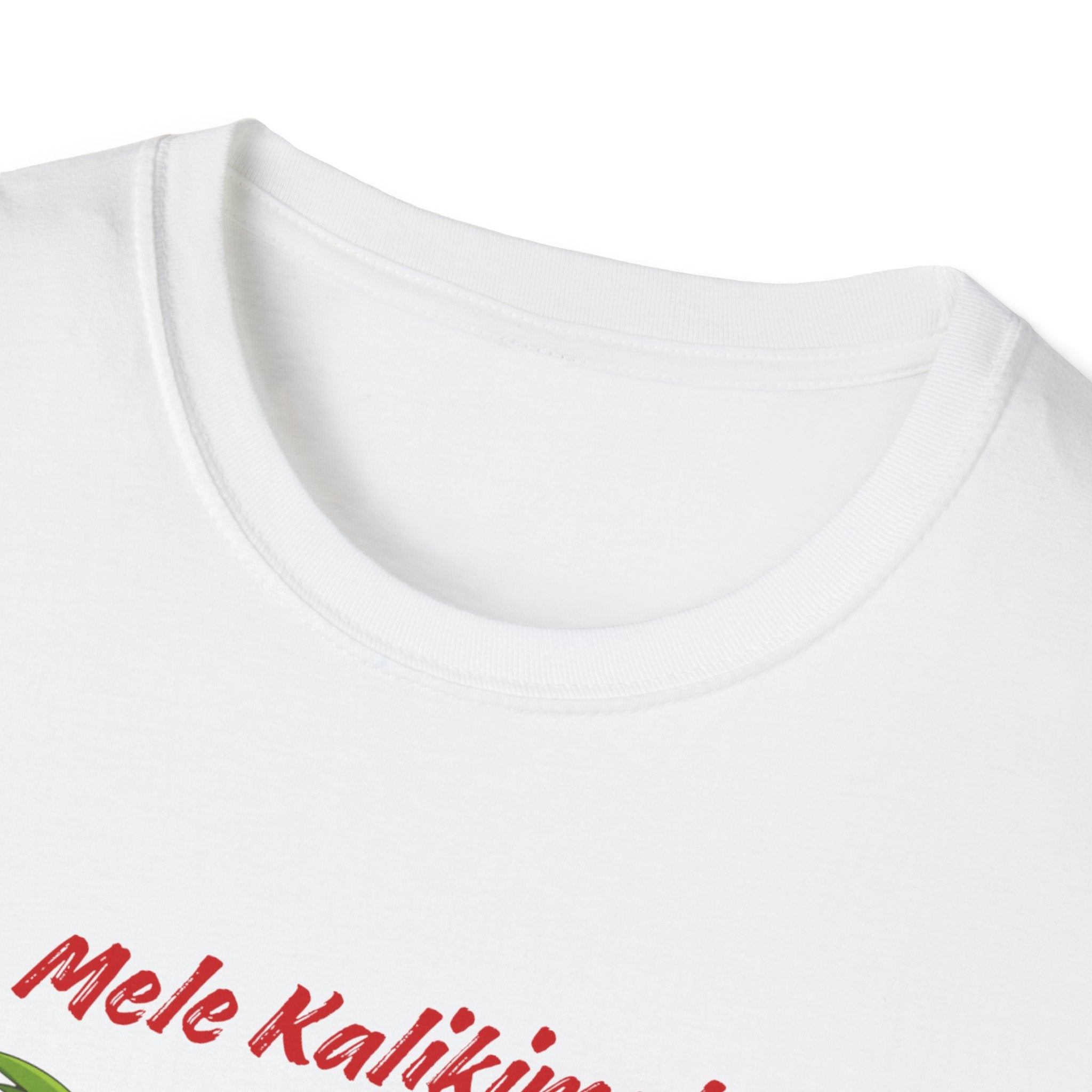 T-Shirt — 'Mele Kalikimaka' Tropical Christmas Snowman Tee
