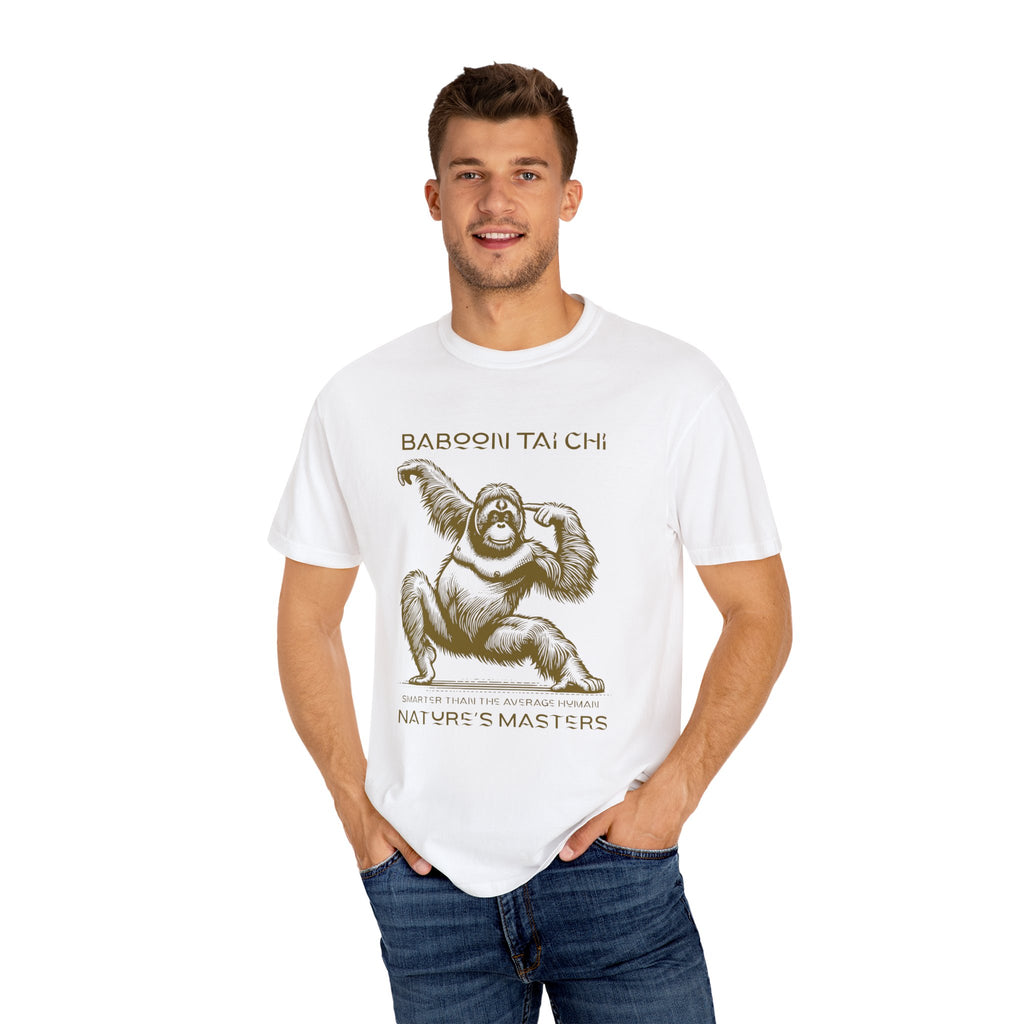 Baboon Tai Chi T-Shirt — Nature’s Masters Graphic Tee