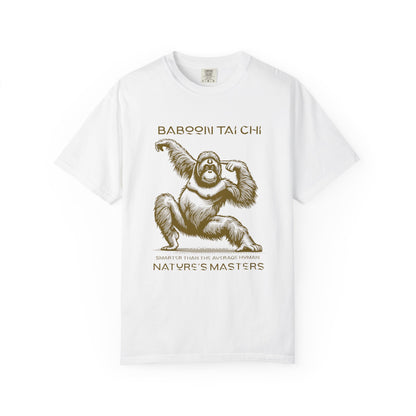 Baboon Tai Chi T-Shirt — Nature’s Masters Graphic Tee