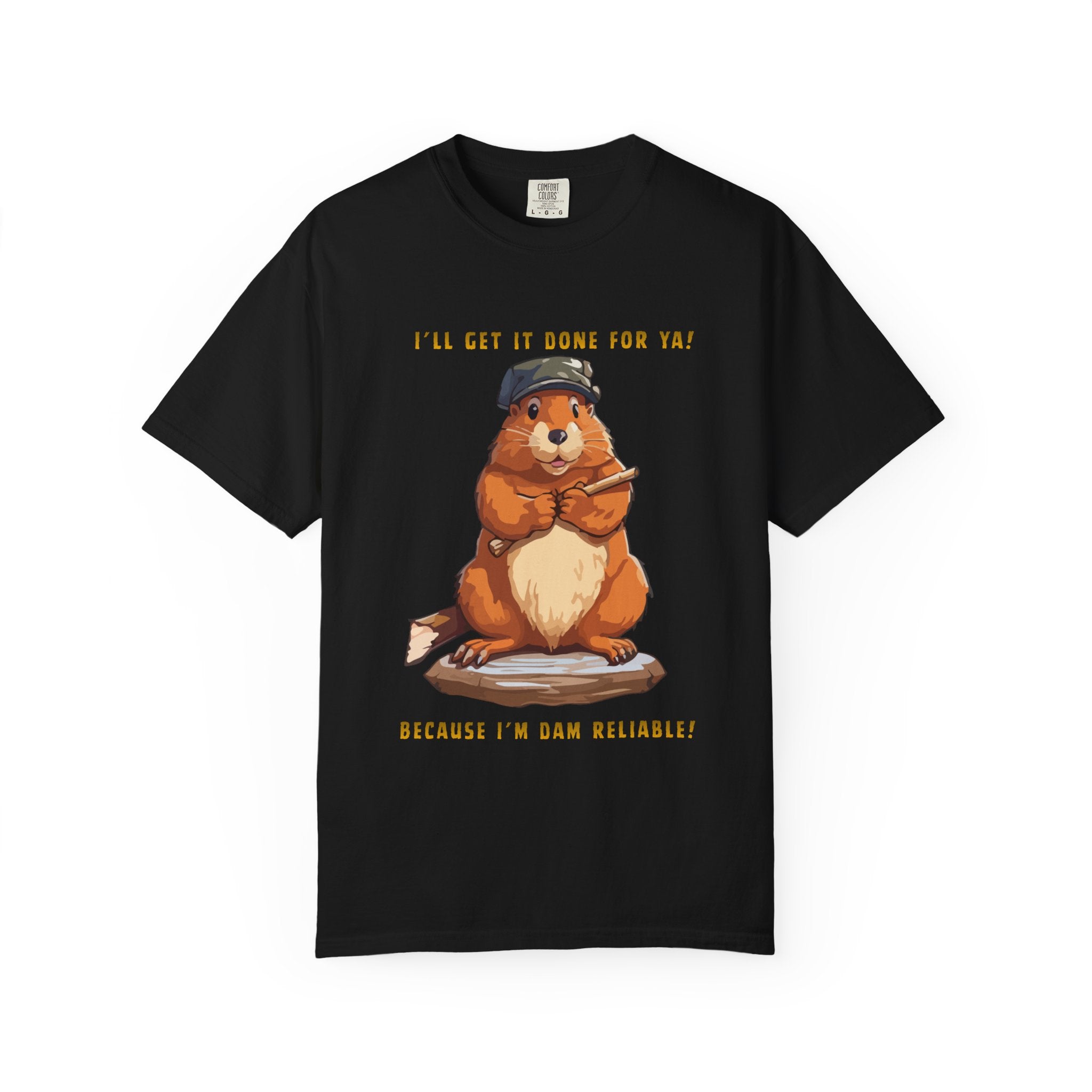 Beaver Unisex Garment-Dyed T-shirt