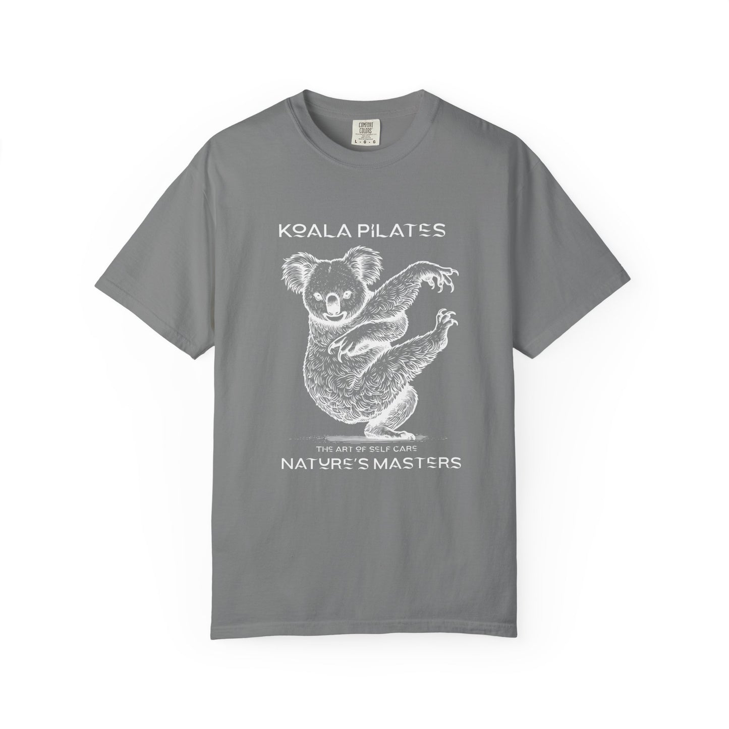Koala Pilates Tee — 'Koala Pilates: Nature's Masters' Graphic T-Shirt