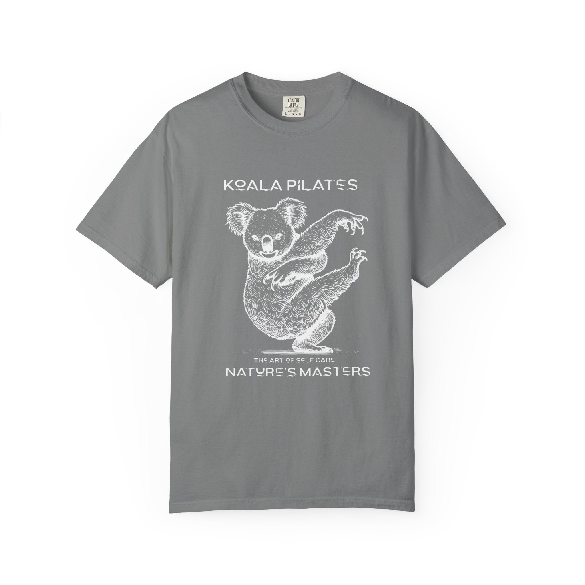 Koala Pilates Tee — 'Koala Pilates: Nature's Masters' Graphic T-Shirt