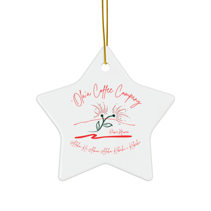 Ceramic Ornament, 4 Shapes