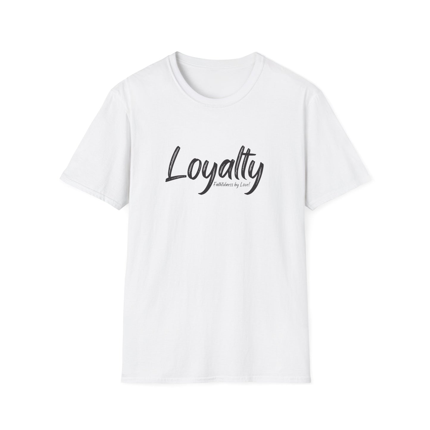 Loyalty Script T-Shirt — Casual Minimalist Graphic Tee
