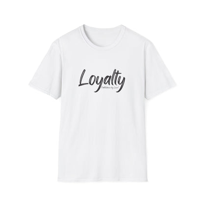 Loyalty Script T-Shirt — Casual Minimalist Graphic Tee
