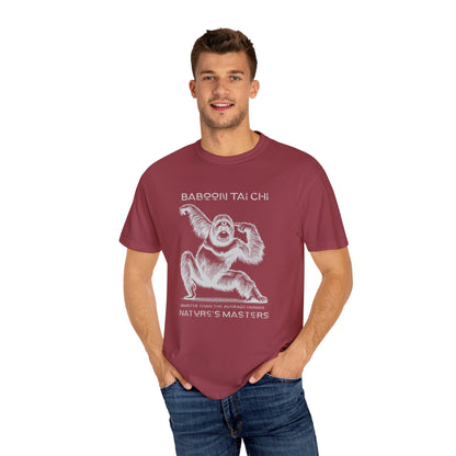 Baboon Tai Chi T-Shirt — Nature’s Masters Graphic Tee