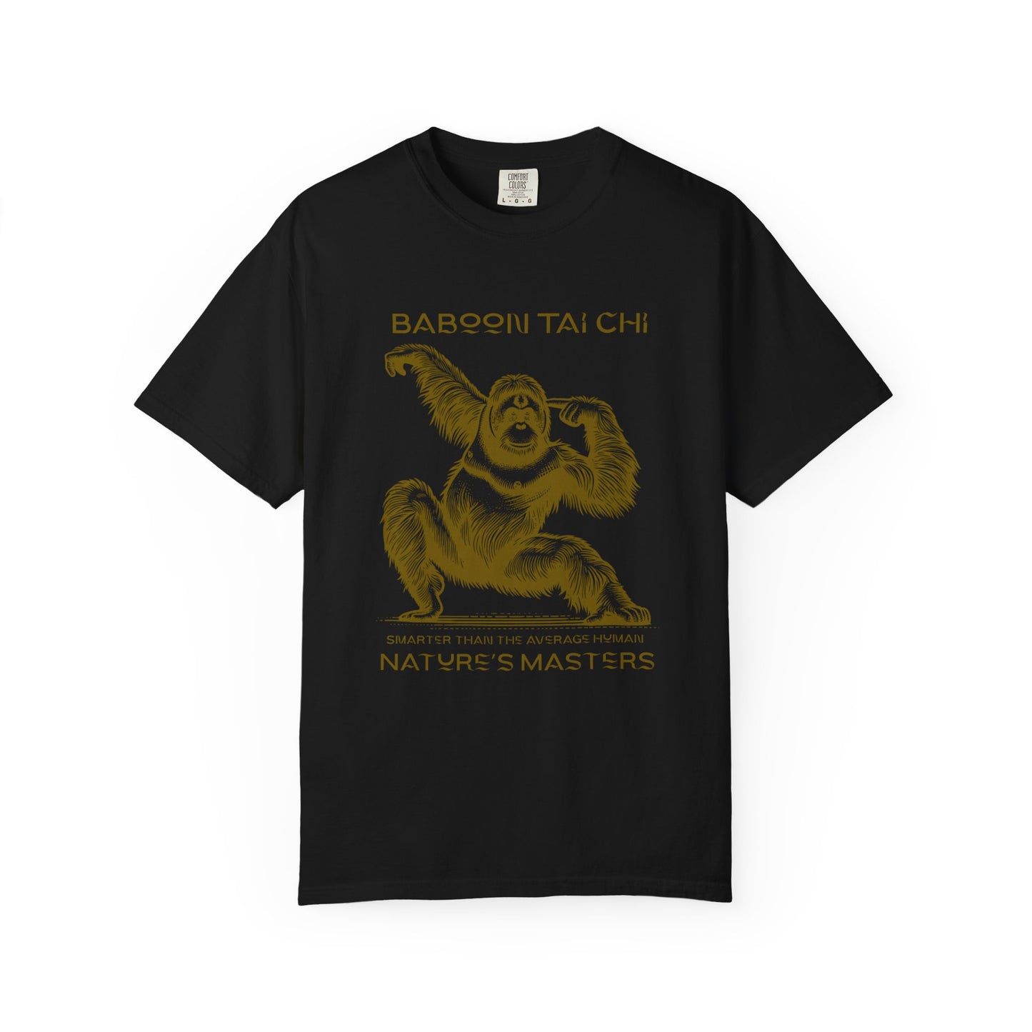Baboon Tai Chi T-Shirt — Nature’s Masters Graphic Tee